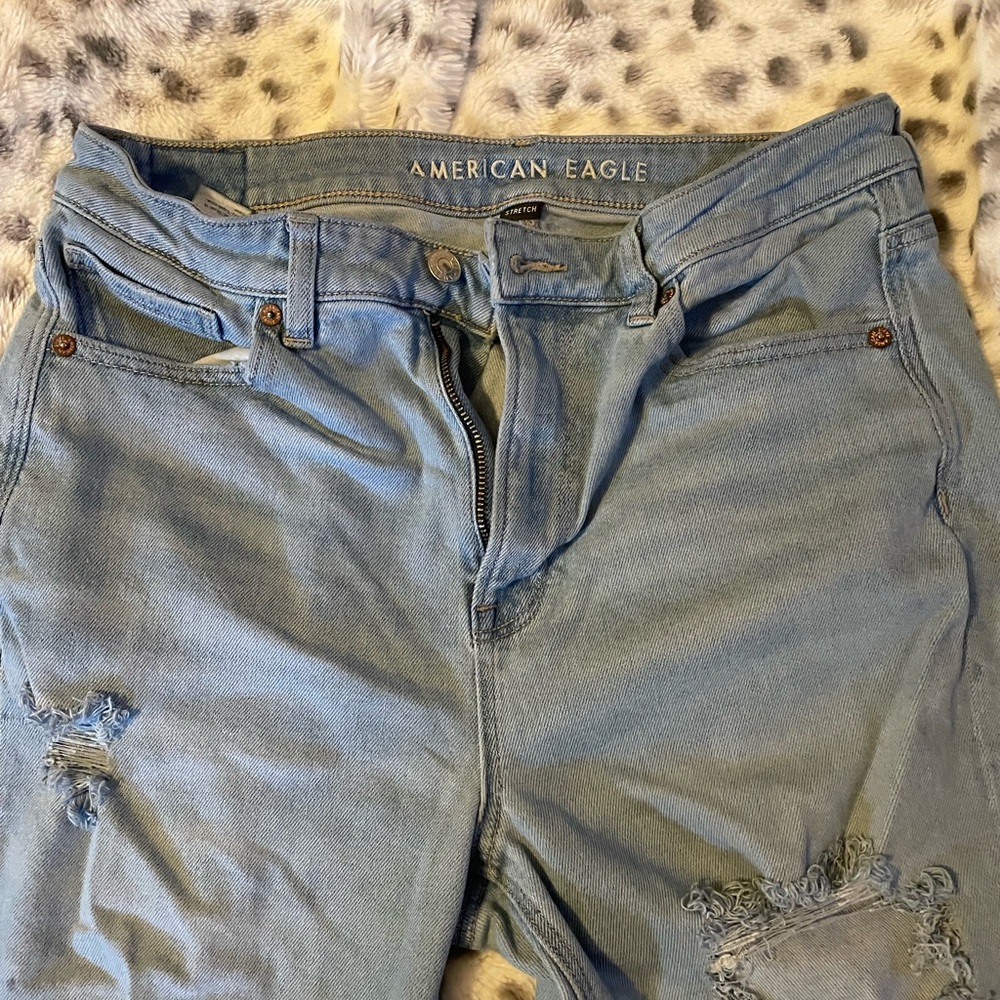 American Eagle Outfitters High Rise Blue Jeans